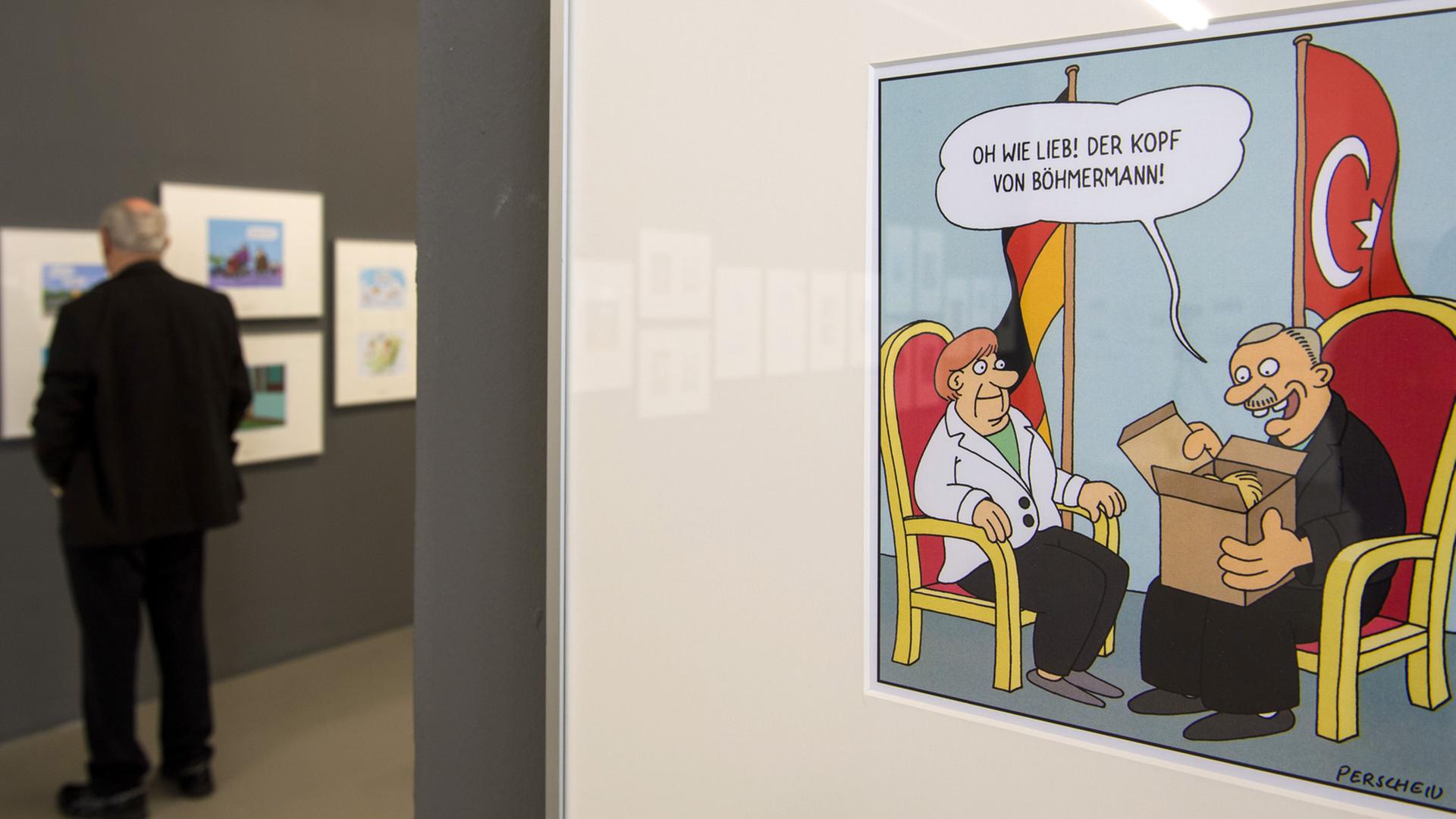 Museum Weserburg für aktuelle Kunst in Bremen: Blick in die Ausstellung zum Deutschen Karikaturenpreis 2016 – "Bis hierhin und weiter!" Museum Weserburg für aktuelle Kunst in Bremen: Blick in die Ausstellung zum Deutschen Karikaturenpreis 2016 – "Bis hierhin und weiter!"