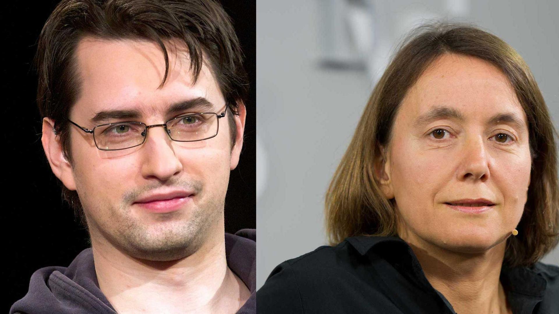 Die Autoren Clemens J. Setz und Kathrin Passig haben die Poetik-Dozentur in Tübingen 2015 inne. Die Autoren Clemens J. Setz und Kathrin Passig haben die Poetik-Dozentur in Tübingen 2015 inne.