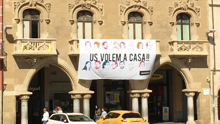 Protestplakat für Häflinge in Vic Protestplakat für Häflinge in Vic
