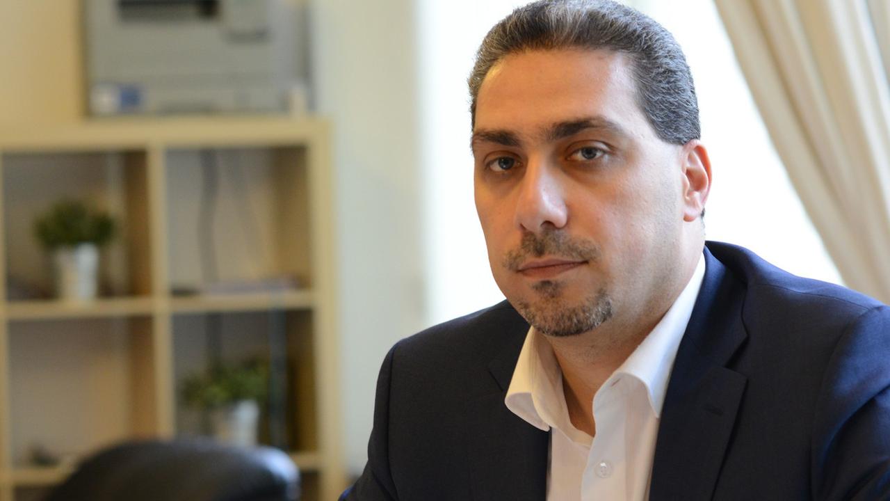 Der syrische Oppositionsvertreter Sadiqu Al-Mousllie Der syrische Oppositionsvertreter Sadiqu Al-Mousllie