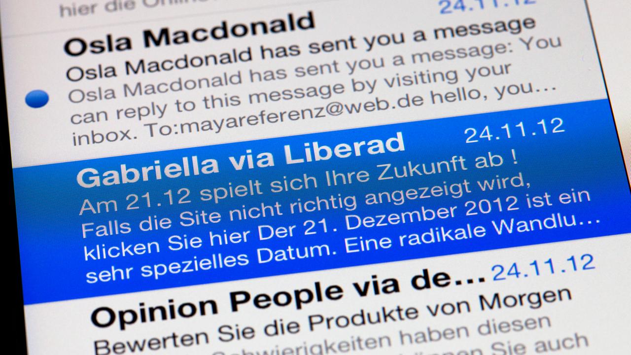 Leider nur Spam: Bei E-Mail-Betrug sind häufig sogenannte Botnetze beteiligt. Leider nur Spam: Bei E-Mail-Betrug sind häufig sogenannte Botnetze beteiligt.