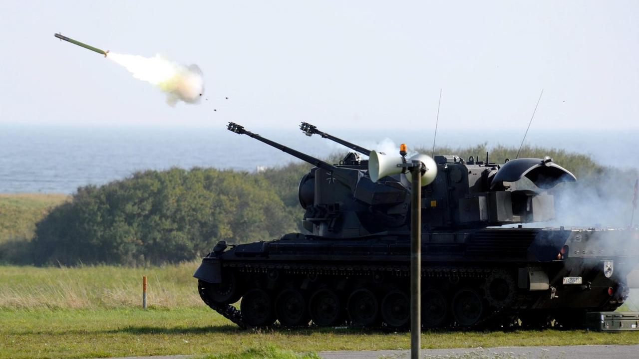 Ein Gepard-Luftabwehr-Panzer