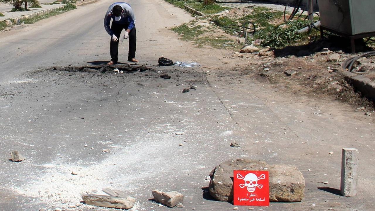 Bilder vom Tag nach dem Giftgasangriff in Syrien in Chan Schaichun. Bilder vom Tag nach dem Giftgasangriff in Syrien in Chan Schaichun.