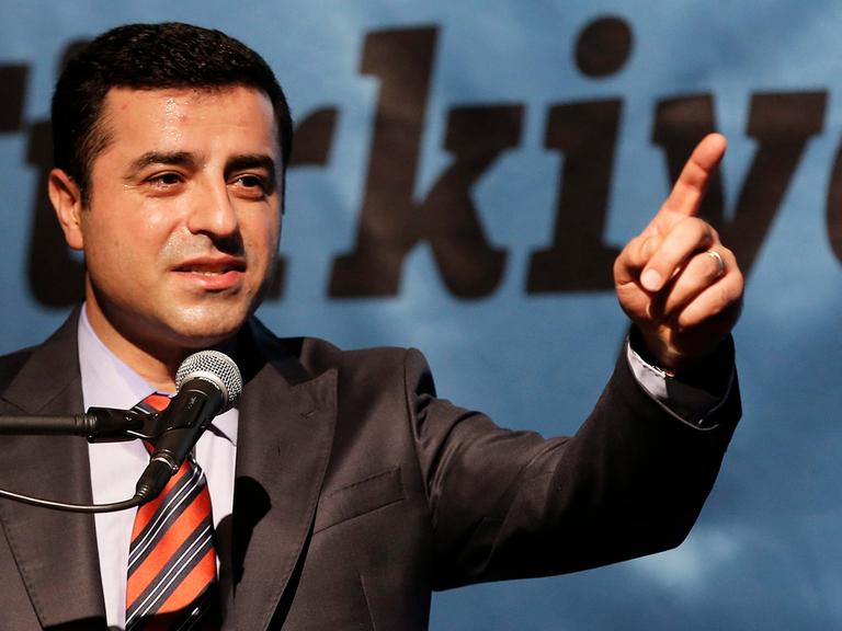 Selahattin Demirtas, der Vorsitzende der kurdischen Demokratischen Partei der Völker (HDP).