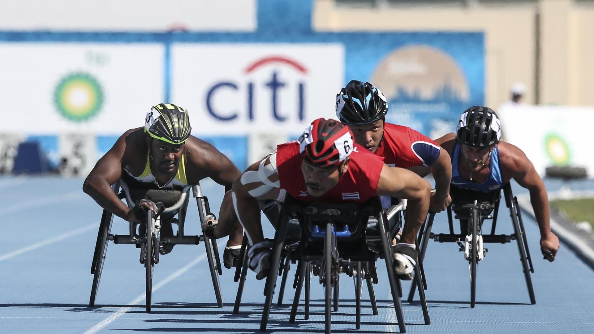 T54 waehrend der World Para Athletics Championships im Club for People of Determination in Dubai, Vereinigte Arabische Emirate. T54 waehrend der World Para Athletics Championships im Club for People of Determination in Dubai, Vereinigte Arabische Emirate.