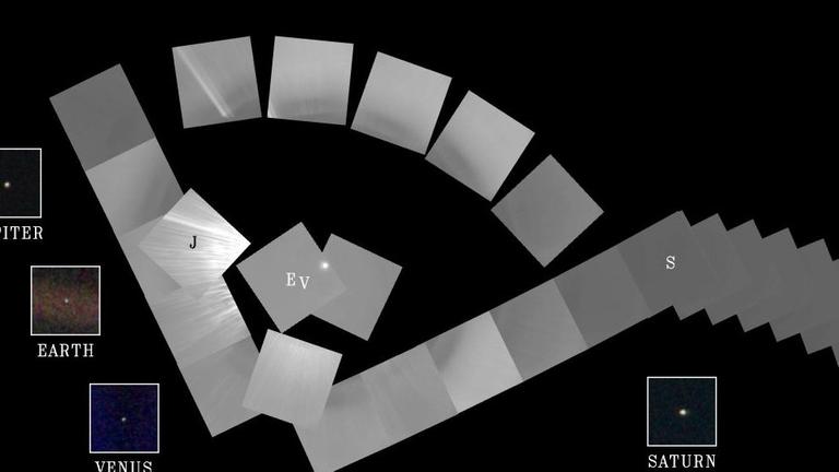 Legendäres Mosaik: Das Familienfoto des Sonnensystems Legendäres Mosaik: Das Familienfoto des Sonnensystems