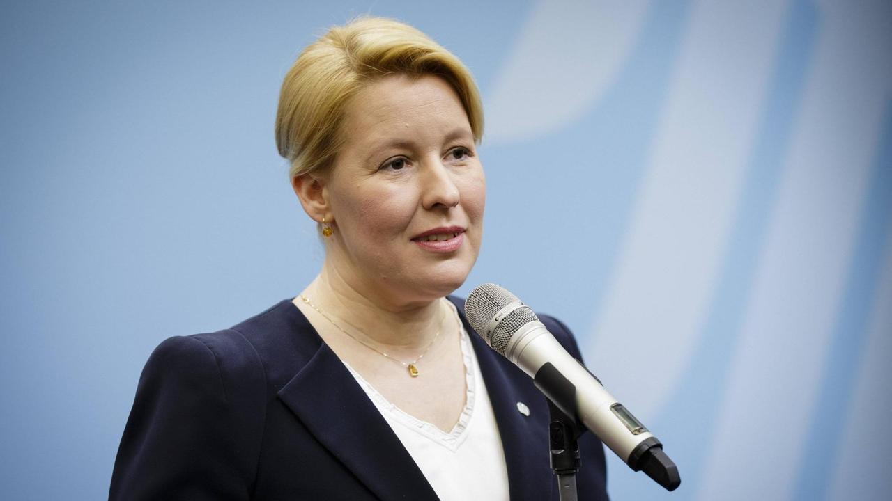 Bundesfamilienministerin Franziska Giffey (SPD) Bundesfamilienministerin Franziska Giffey (SPD)