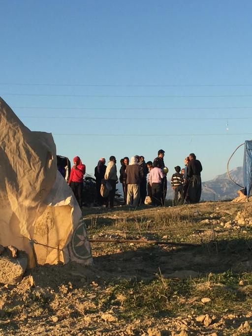 Flüchtlinge in Belek, Türkei