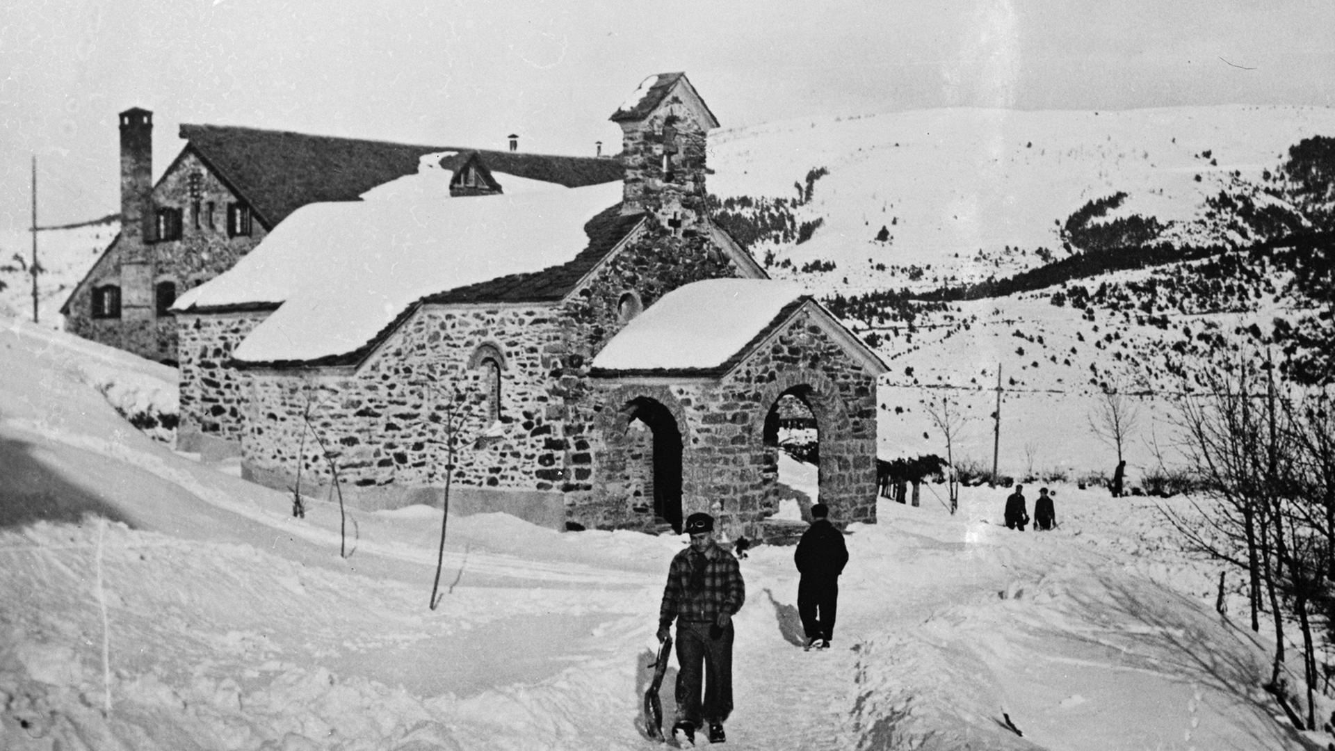 Dezember 1935: Schnee im spanischen Aragon Dezember 1935: Schnee im spanischen Aragon
