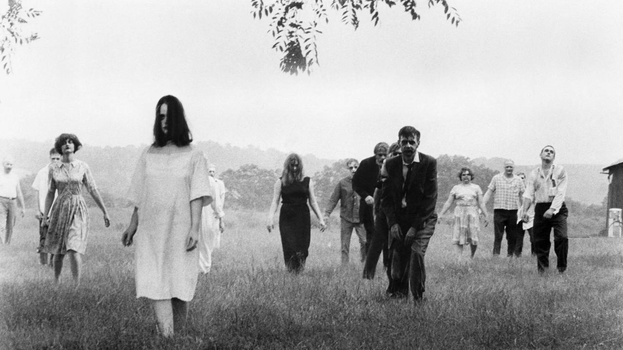 Zombies laufen über eine Wiese Zombies laufen über eine Wiese