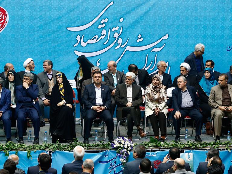 Wahlkampfveranstaltung im Februar in Teheran