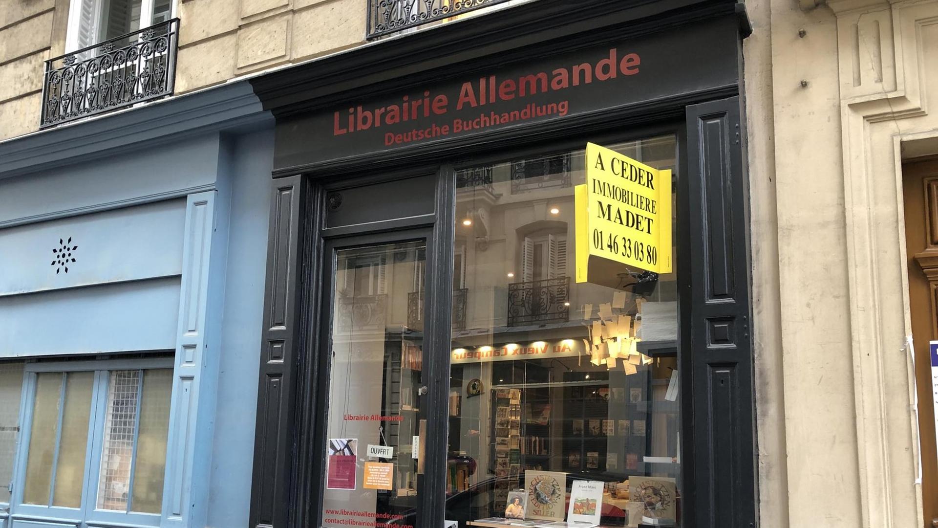 Die Librairie Allemande im Pariser Quartier Latin