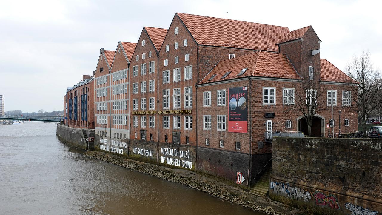 Das Museum Weserburg in Bremen. Das Museum Weserburg in Bremen.
