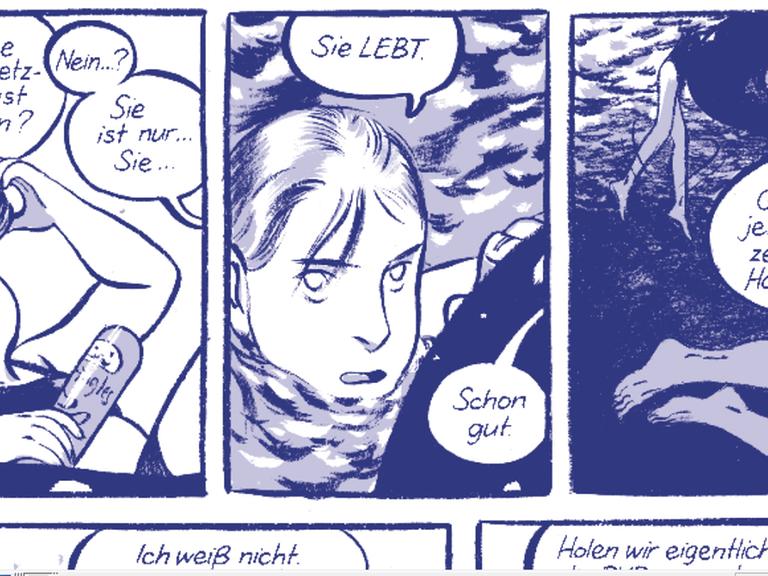 Ausschnitt aus dem Comic "Ein Sommer am See" von Jillian und Mariko Tamaki