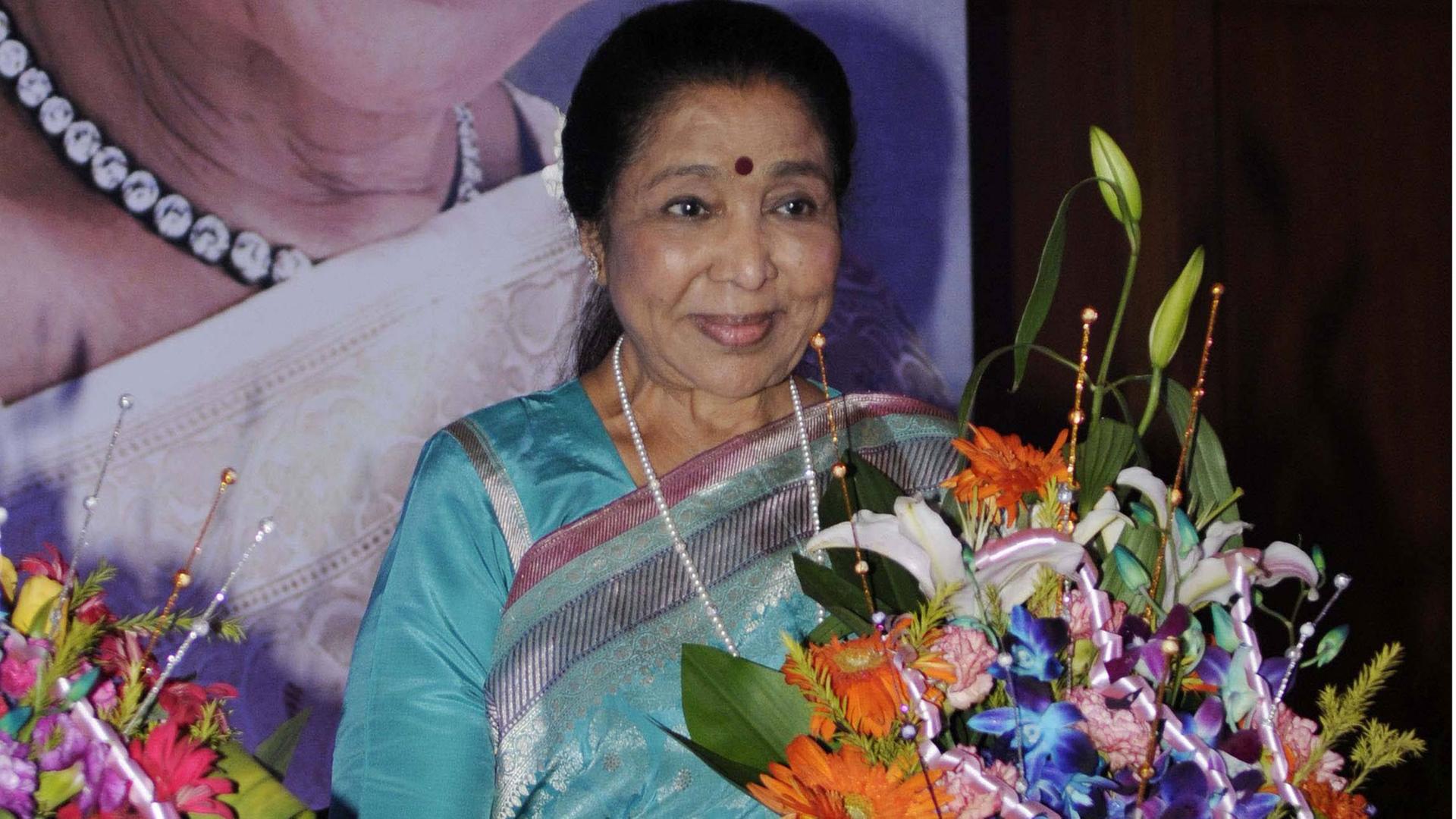 Asha Bhosle am 15.09.2014 in Kalkutta Asha Bhosle am 15.09.2014 in Kalkutta
