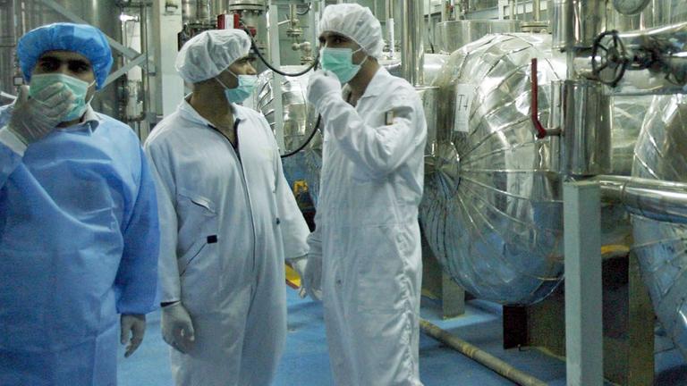 Die IAEA in der iranischen Atomanlage Isfahan (Archivfoto von 2007)