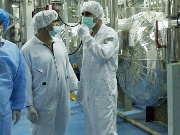 Die IAEA in der iranischen Atomanlage Isfahan (Archivfoto von 2007)