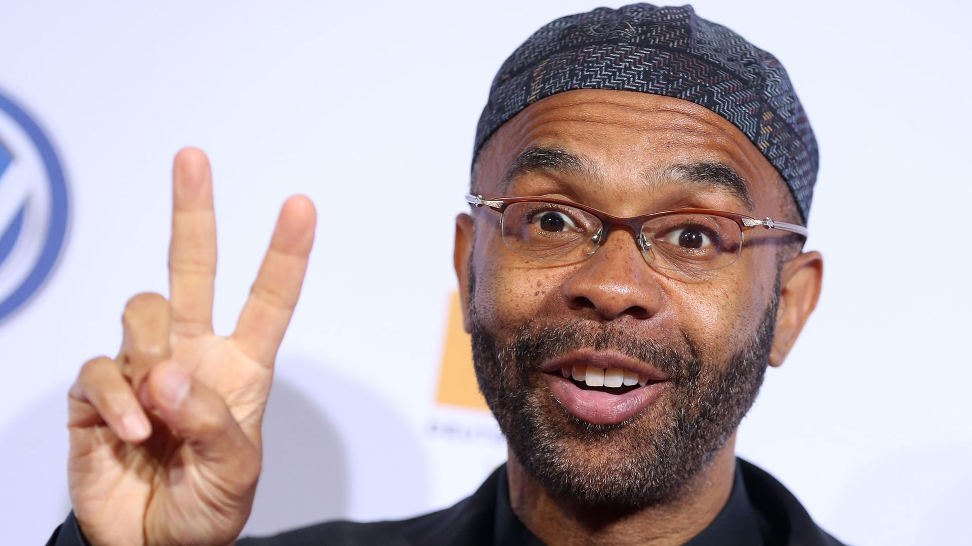 US-Jazz-Saxophonist Kenny Garrett im Mai 2013 in Hamburg. US-Jazz-Saxophonist Kenny Garrett im Mai 2013 in Hamburg.