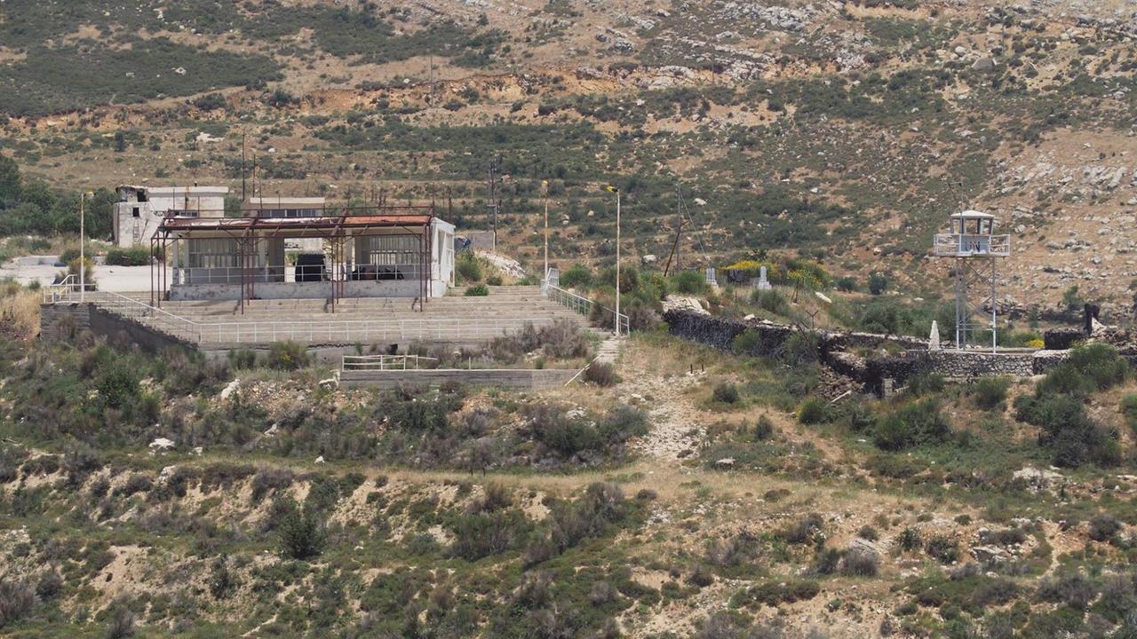 Der sogenannte "shouting hill" in der syrisch-israelischen Grenzregion.