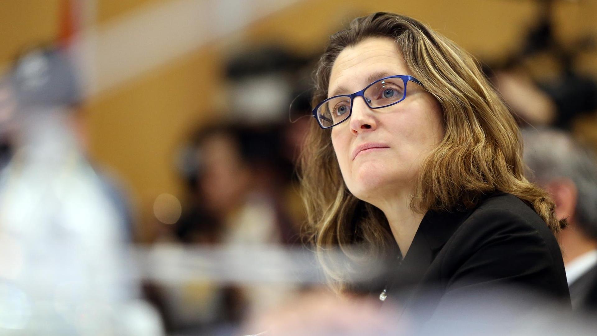 Die kanadische Handelsministerin Chrystia Freeland (23.02.2016). Die kanadische Handelsministerin Chrystia Freeland (23.02.2016).