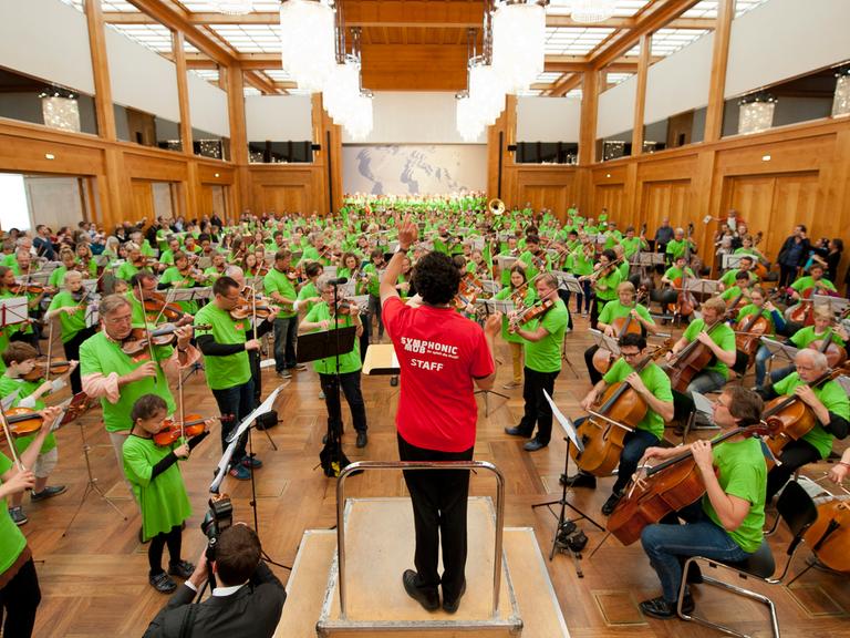 Erfolgreicher Symphonic Mob 2014: Hunderte hatten sich beteiligt.