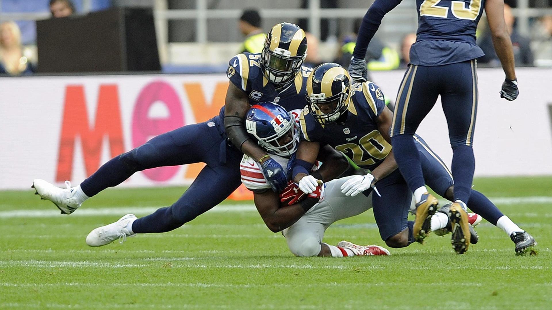 NFL-Gastspiel in London: New York Giants gegen Los Angeles Rams NFL-Gastspiel in London: New York Giants gegen Los Angeles Rams
