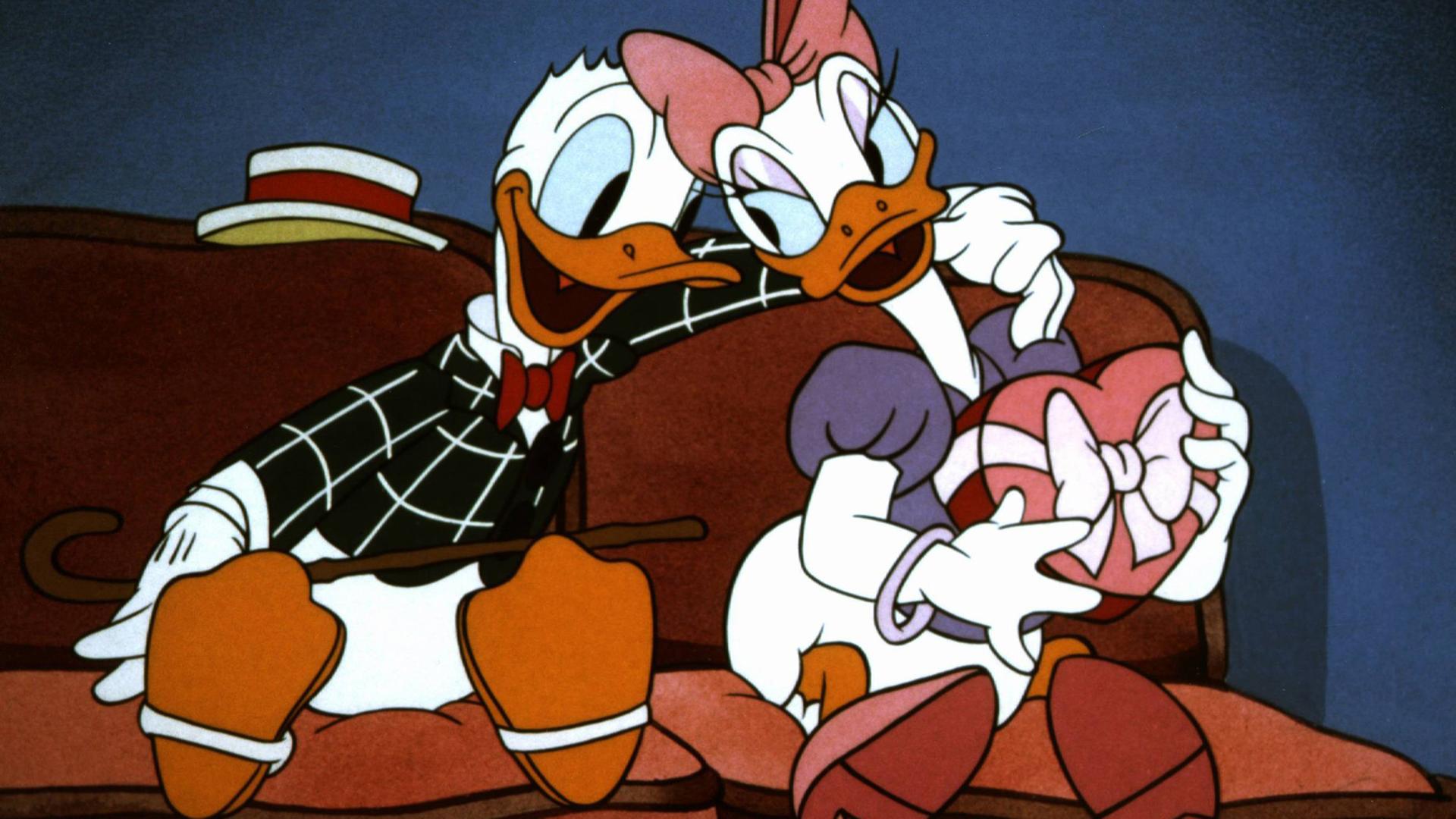 Daisy Duck und Donald Duck aus dem Jahr 1983.