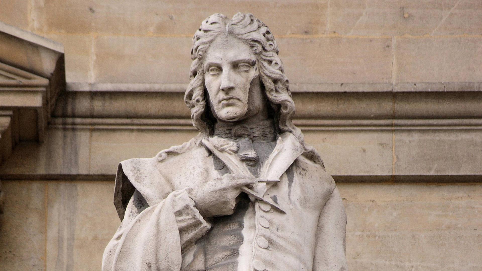 Ein Statue von Giovanni Domenico Cassini