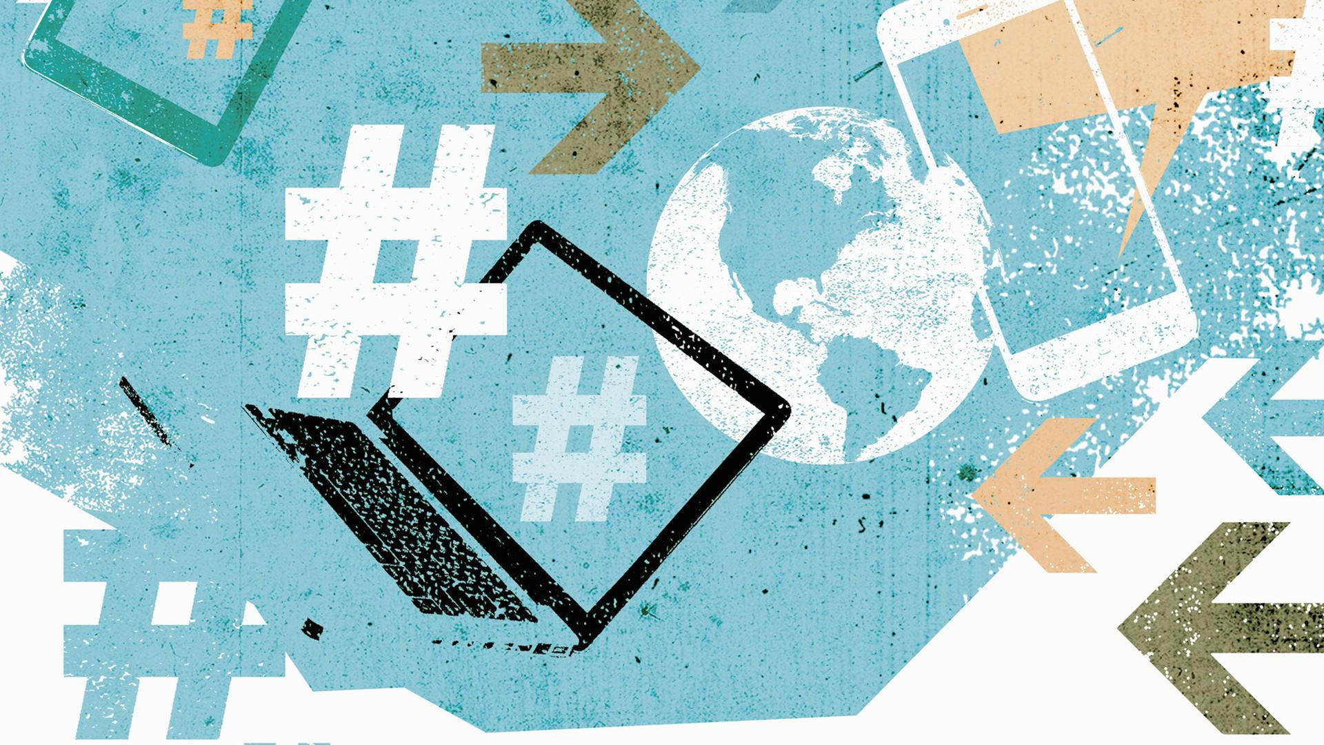 Illustration Hashtag Illustration Hashtag