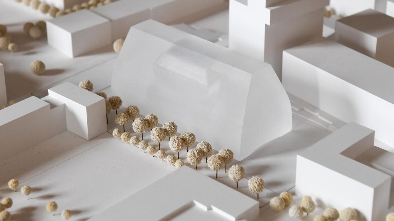 Das Sieger-Modell für das neue Münchner Konzerthaus des Architekturbüros Cukrowicz Nachbaur Architekten wurde am 28.10.2017 in München präsentiert. Das Sieger-Modell für das neue Münchner Konzerthaus des Architekturbüros Cukrowicz Nachbaur Architekten wurde am 28.10.2017 in München präsentiert.