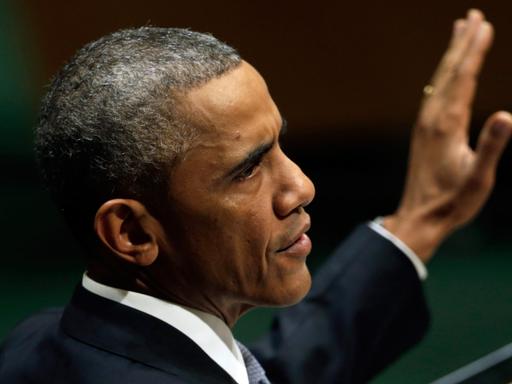 US-Präsident Barack Obama vor der UNO-Vollversammlung.