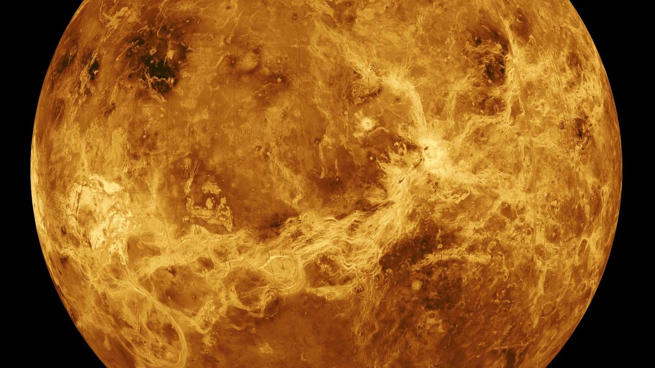 Radaraufnahme des Planeten Venus Radaraufnahme des Planeten Venus