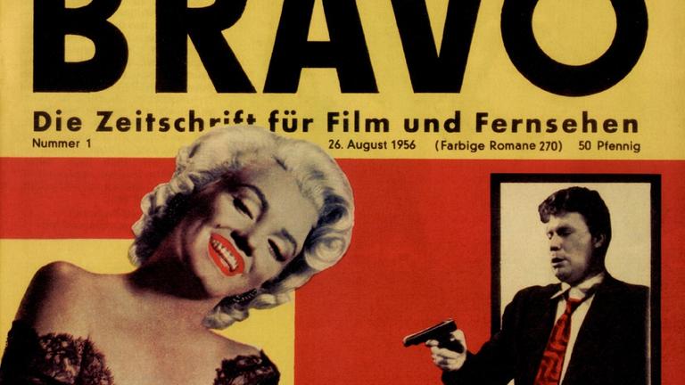 Die undatierte Aufnahme zeigt die Titelseite der ersten «Bravo» vom 26.08.1956. Für Millionen Teenager war sie der Inbegriff der Jugend, jetzt nähert sich die «Bravo» langsam dem Rentenalter. Am 26.08.2016 wird sie 60. Foto: Bauer Media Group/BRAVO/dpa Die undatierte Aufnahme zeigt die Titelseite der ersten «Bravo» vom 26.08.1956. Für Millionen Teenager war sie der Inbegriff der Jugend, jetzt nähert sich die «Bravo» langsam dem Rentenalter. Am 26.08.2016 wird sie 60. Foto: Bauer Media Group/BRAVO/dpa