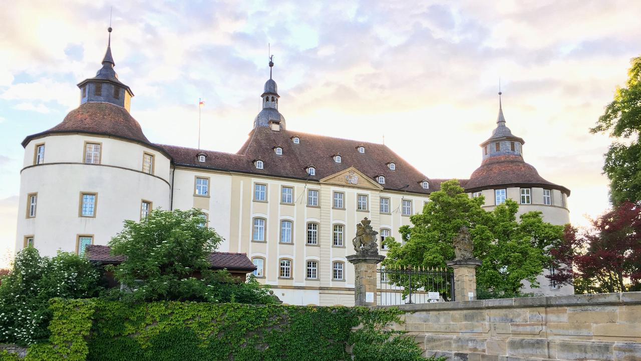 Das Schloss in Langenburg. 