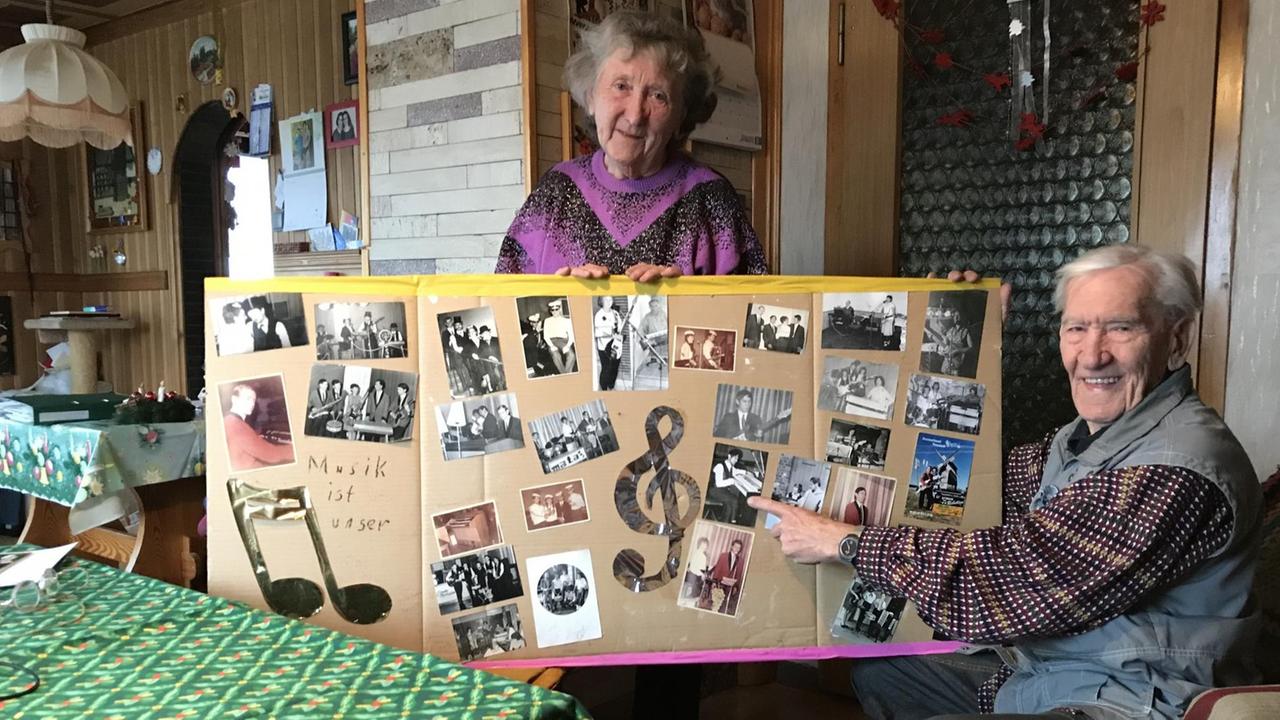 "Die grauen Rebellen": Elsa und Walter Rudolph, bekannt als das älteste Thüringer Musiker-Ehepaar. "Die grauen Rebellen": Elsa und Walter Rudolph, bekannt als das älteste Thüringer Musiker-Ehepaar.