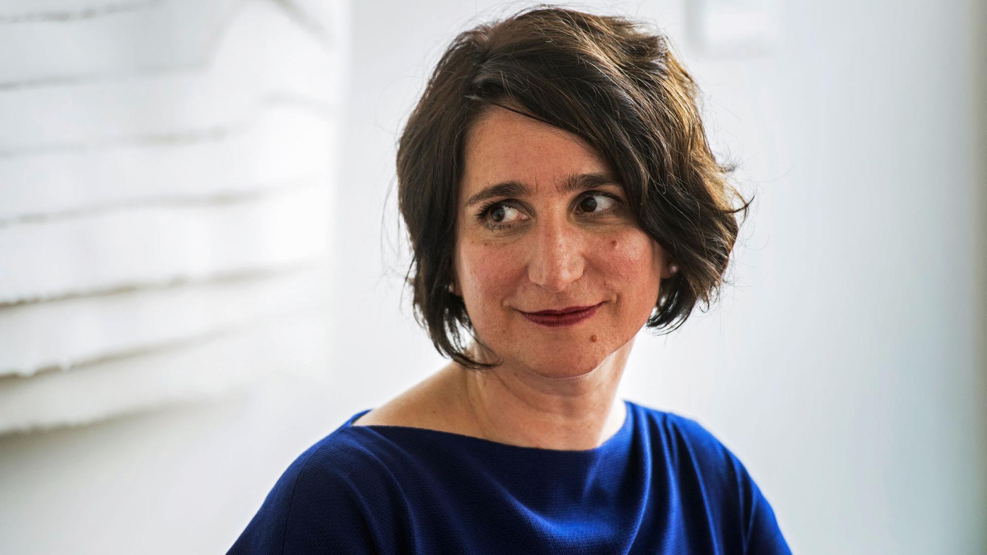 Die Leiterin des Jüdischen Museums Frankfurt, Mirjam Wenzel, aufgenommen anlässlich ihrer Vorstellung am 11.09.2015 m Kulturamt in Frankfurt am Main Die Leiterin des Jüdischen Museums Frankfurt, Mirjam Wenzel, aufgenommen anlässlich ihrer Vorstellung am 11.09.2015 m Kulturamt in Frankfurt am Main