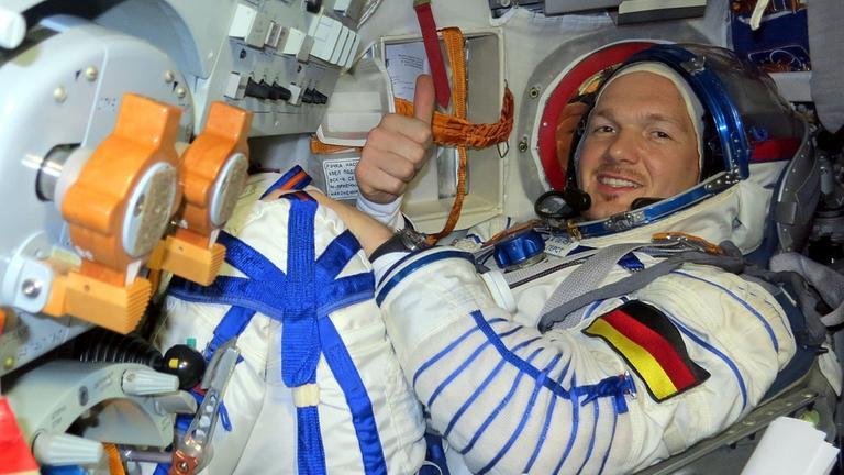 Auch der deutsche Astronaut Alexander Gerst ist mit einer Sojuz-Kapsel zur ISS geflogen