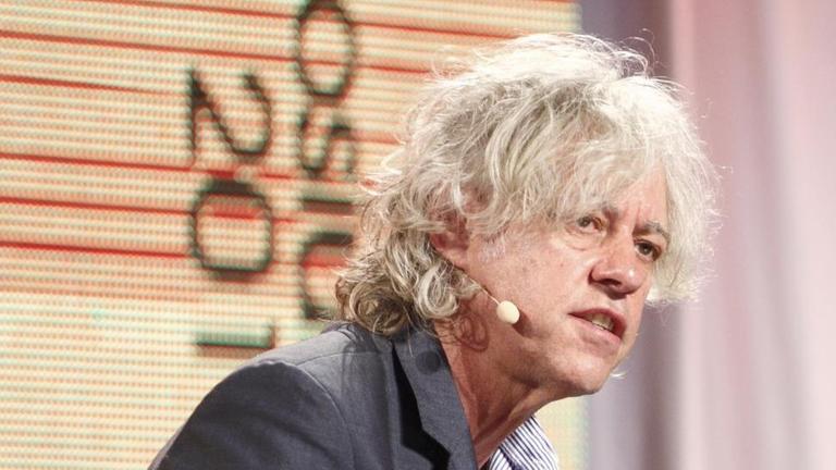 Bob Geldorf diskutiert bei der Verleihung des Charlie Award 2014 im Rahmen des Campus Symposium Iserlohn