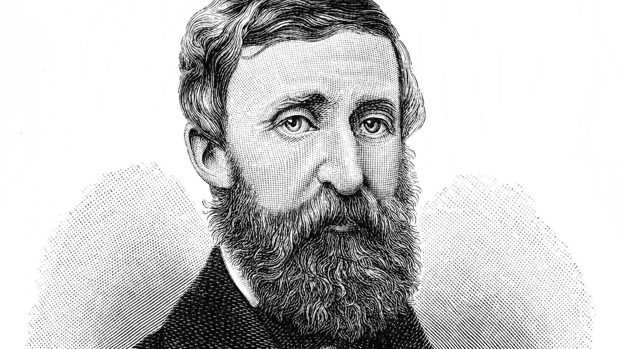 Henry David Thoreau in einer Zeichnung aus dem 19. Jahrhundert. Henry David Thoreau in einer Zeichnung aus dem 19. Jahrhundert.