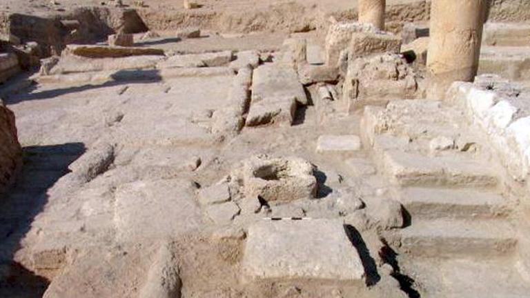 Spuren einer frühchristlichen Kirche in Syrien