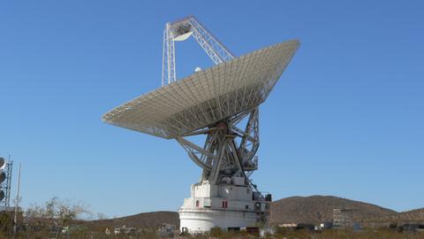 Die berühmte 70-Meter-Antenne von Goldstone in Kalifornien (NASA)