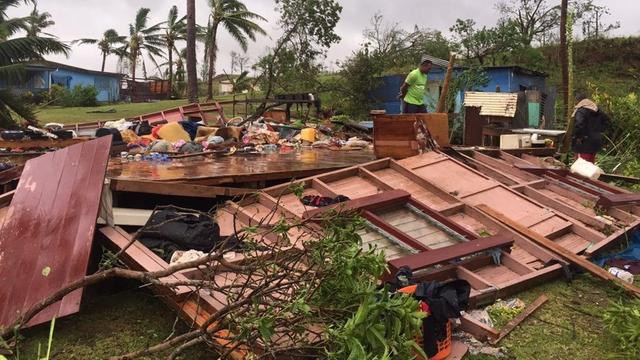 Zyklon "Winston" wütet auf den Fidschi-Inseln