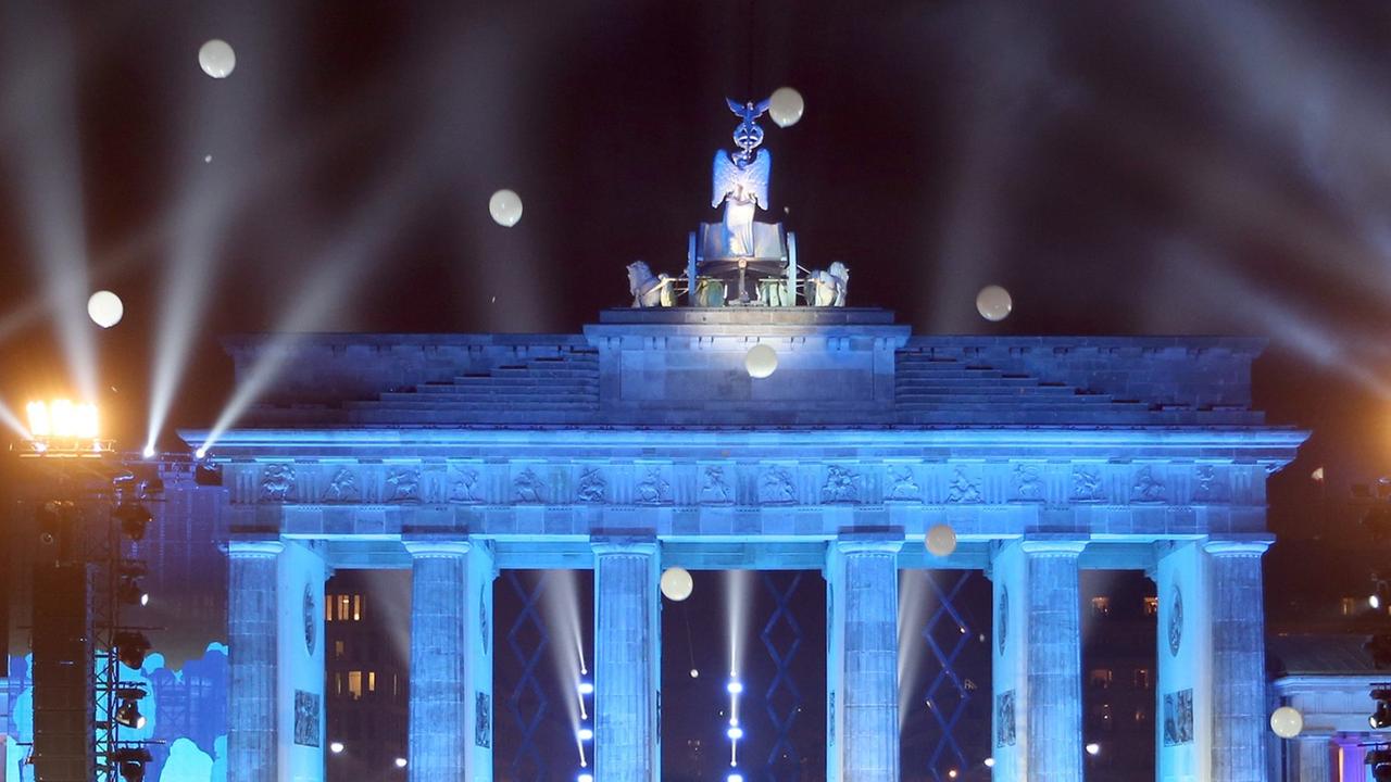 Das Brandenburger Tor am 09.011.2014