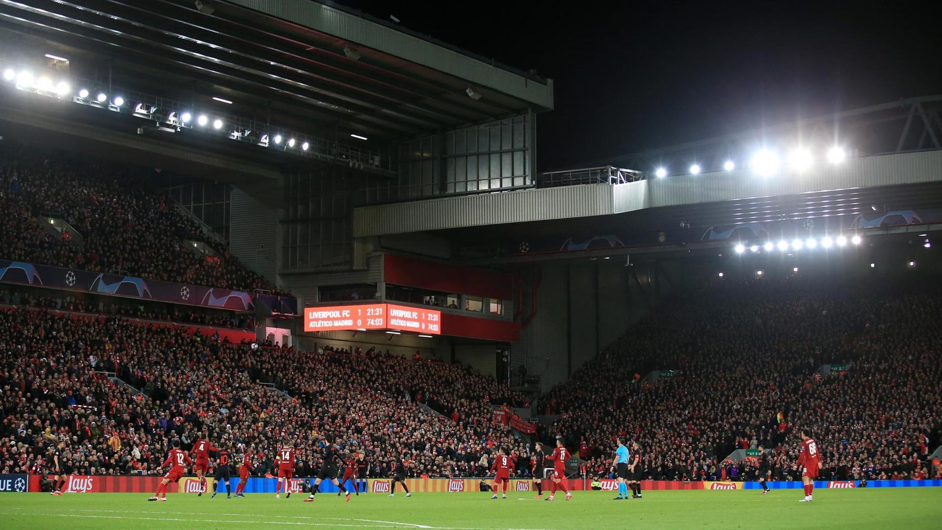 Champions League-Spiel zwischen Liverpool und Atletico Madrid Champions League-Spiel zwischen Liverpool und Atletico Madrid
