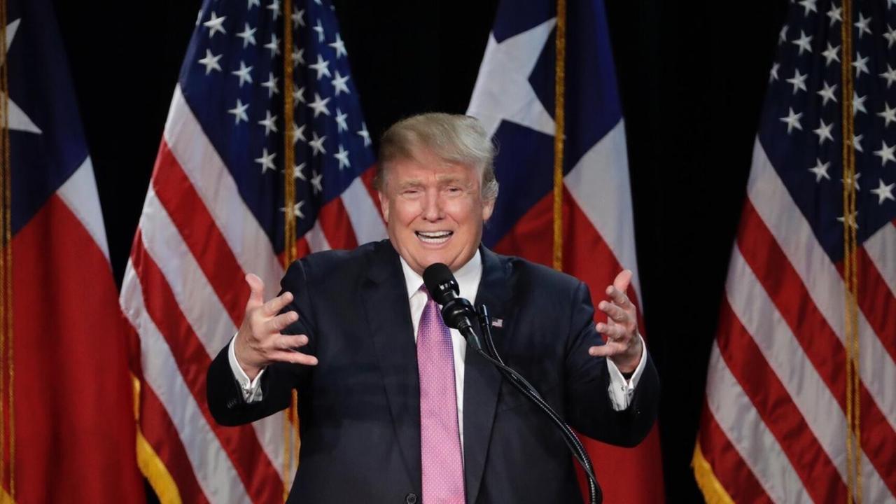 Der wahrscheinliche US-Präsidentschaftskandidat der Republikaner, Donald Trump. Der wahrscheinliche US-Präsidentschaftskandidat der Republikaner, Donald Trump.