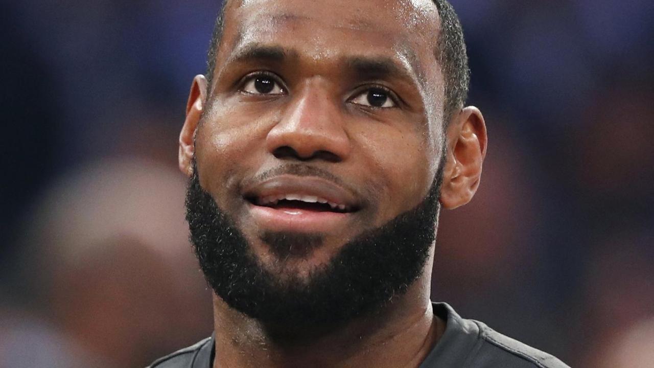 Basketball-Superstar LeBron James von den Los Angeles Lakers Basketball-Superstar LeBron James von den Los Angeles Lakers