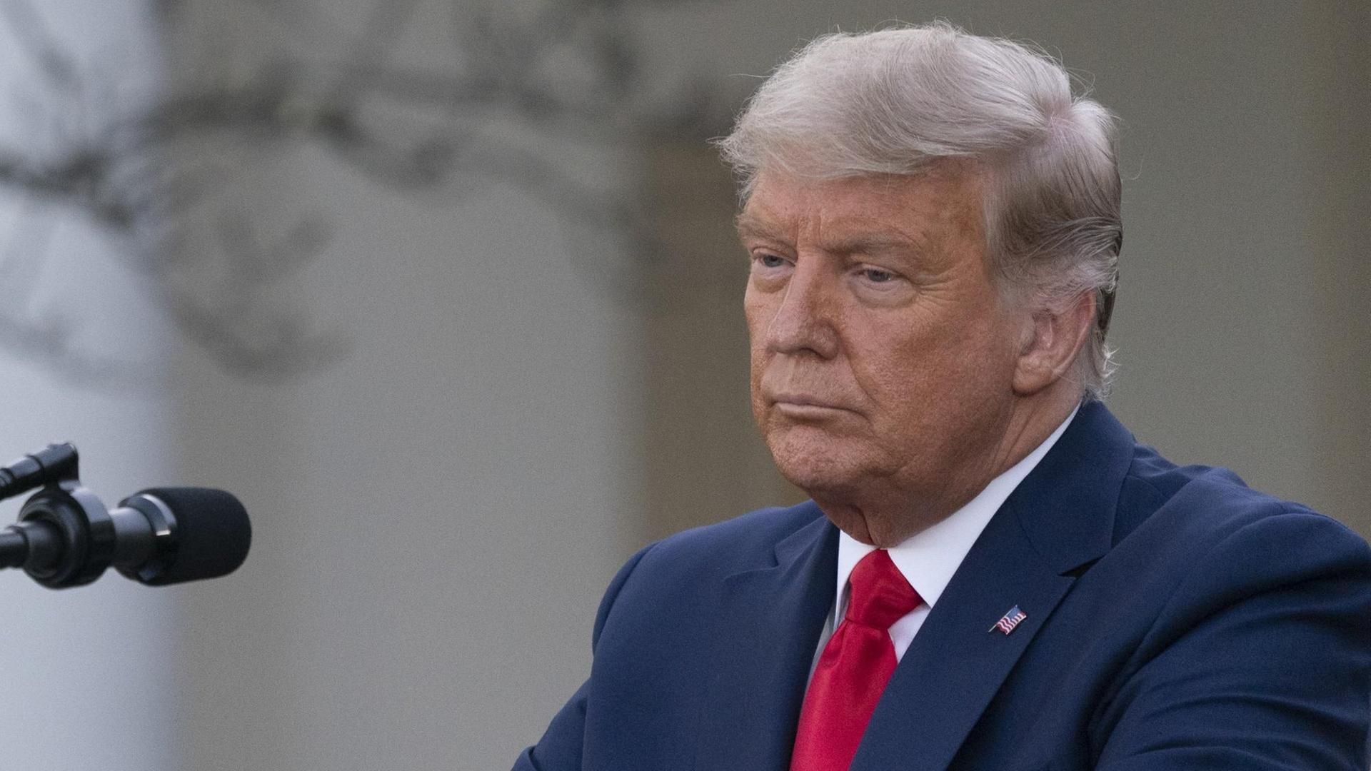 Porträt von Trump. Porträt von Trump.
