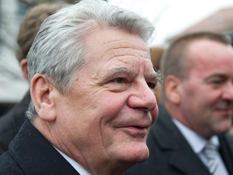 Bundespräsident Joachim Gauck Grenzdurchgangslager Friedland