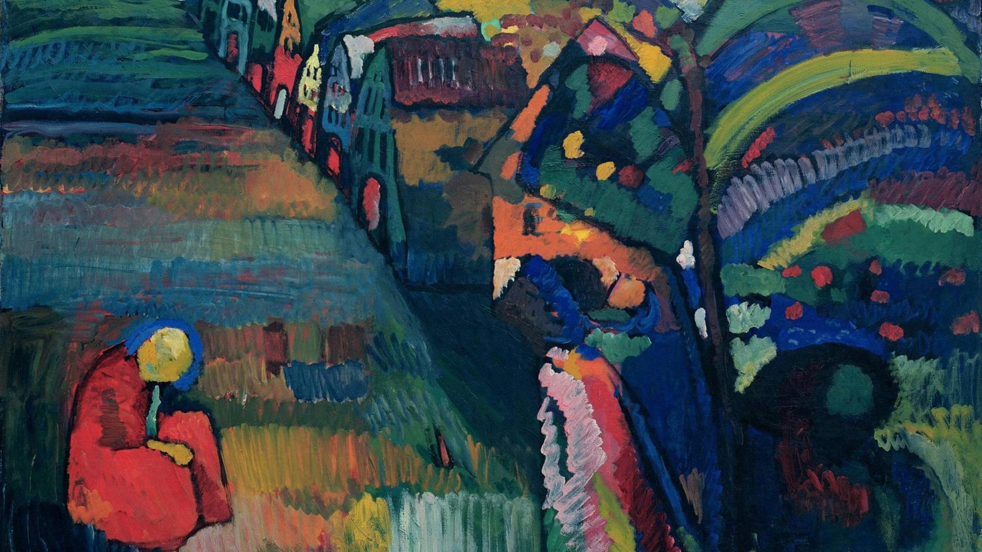 Wassily Kandinskys "Bild mit Häusern"