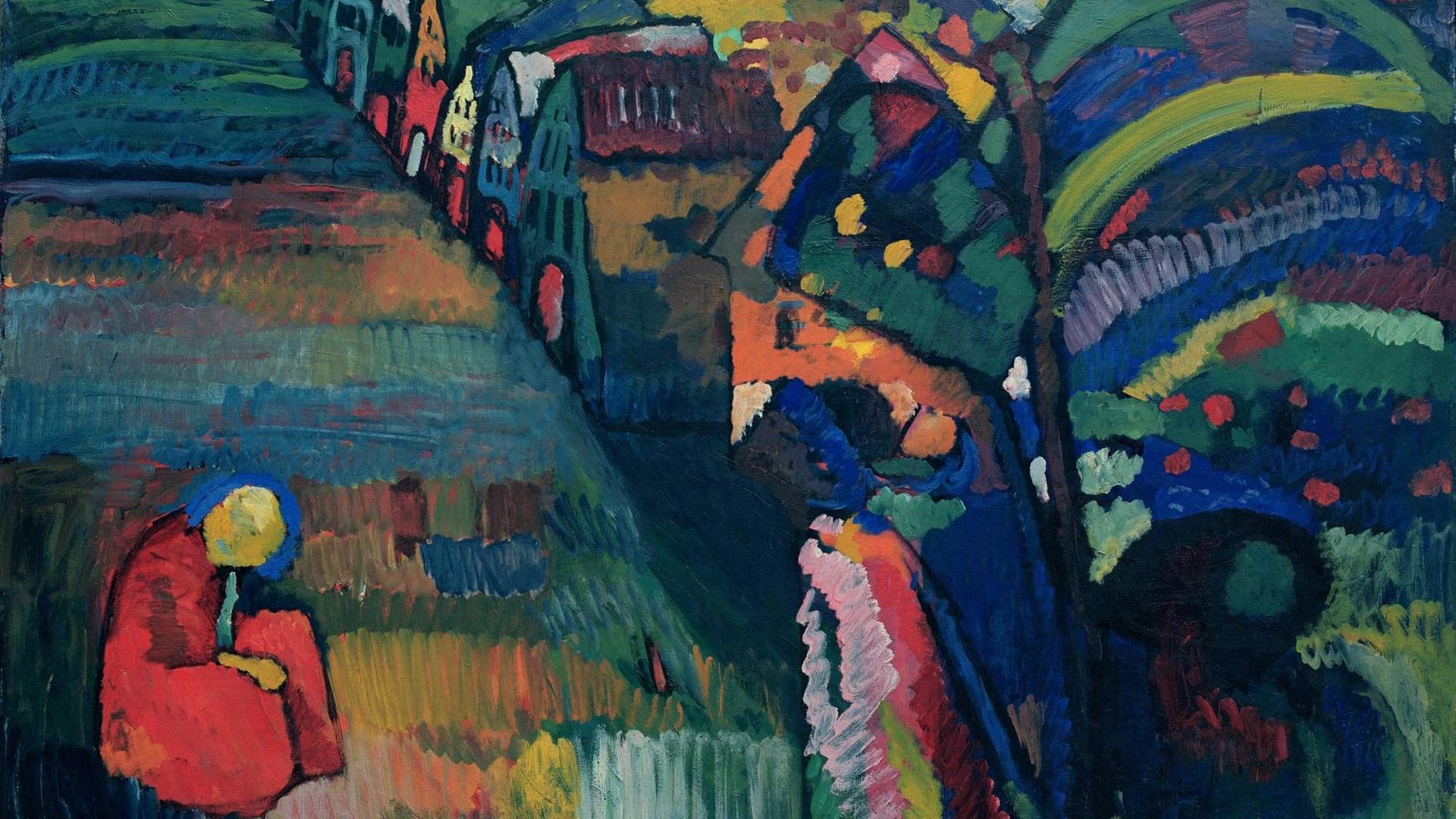 Wassily Kandinskys "Bild mit Häusern" Wassily Kandinskys "Bild mit Häusern"